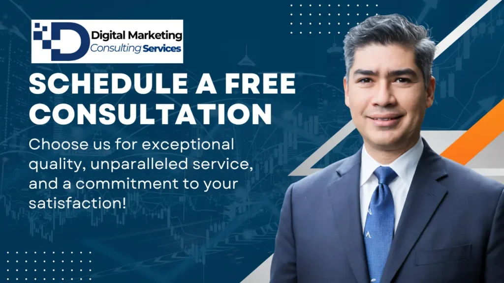 schedule a free consultation with digital marketing consulting services